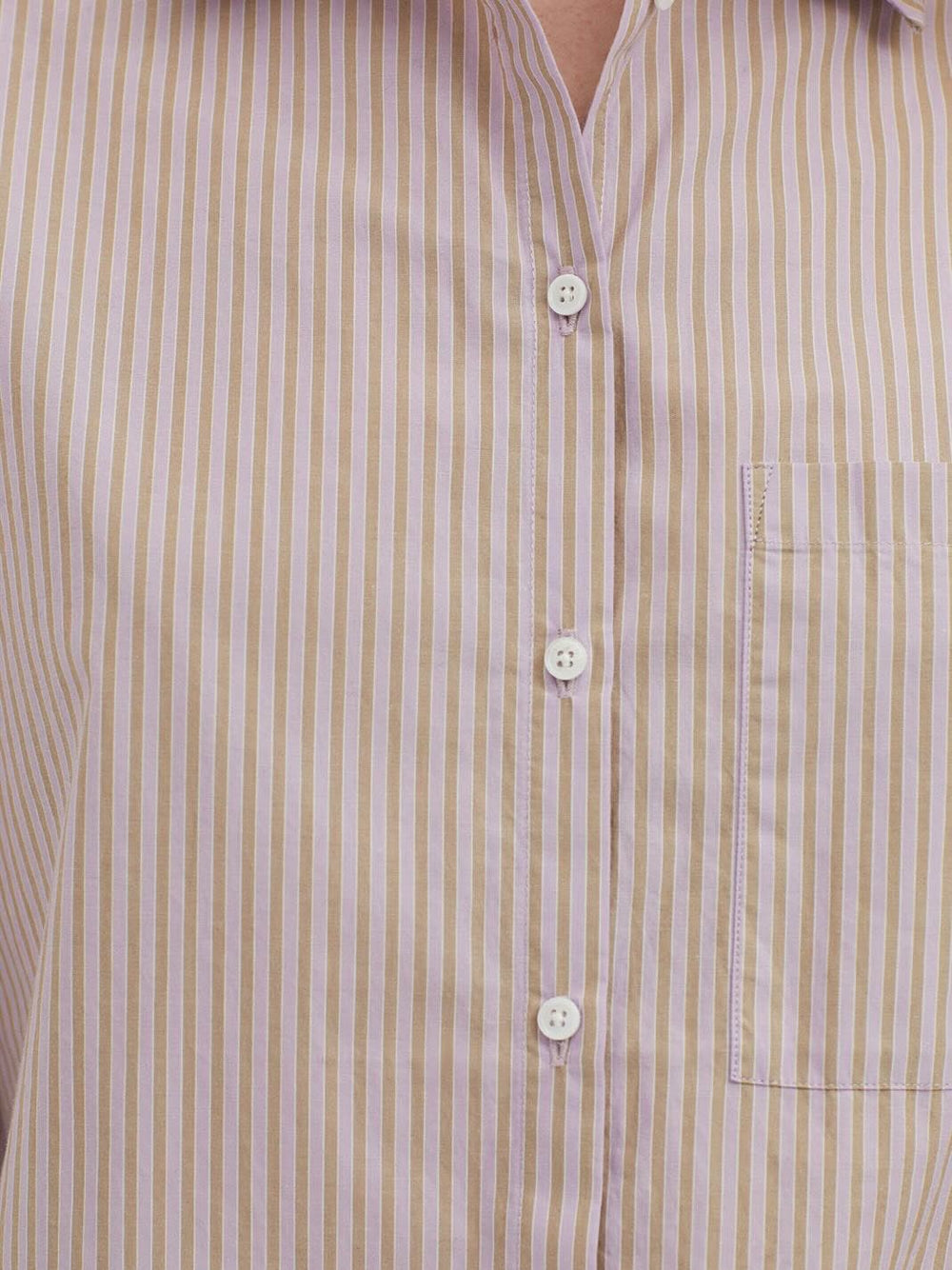 Striped Poplin Shirt