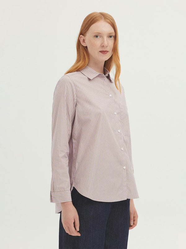 Striped Poplin Shirt