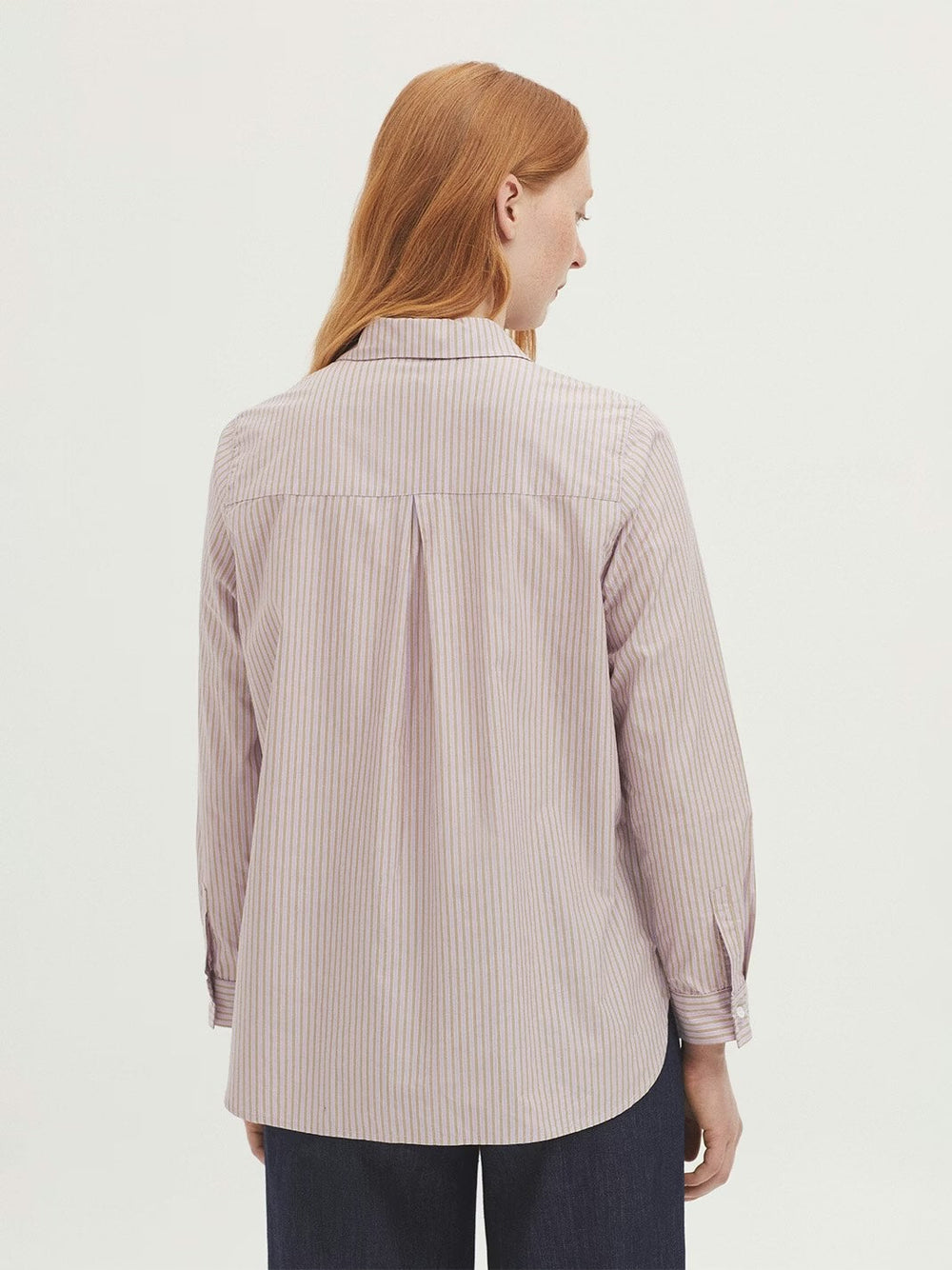 Striped Poplin Shirt