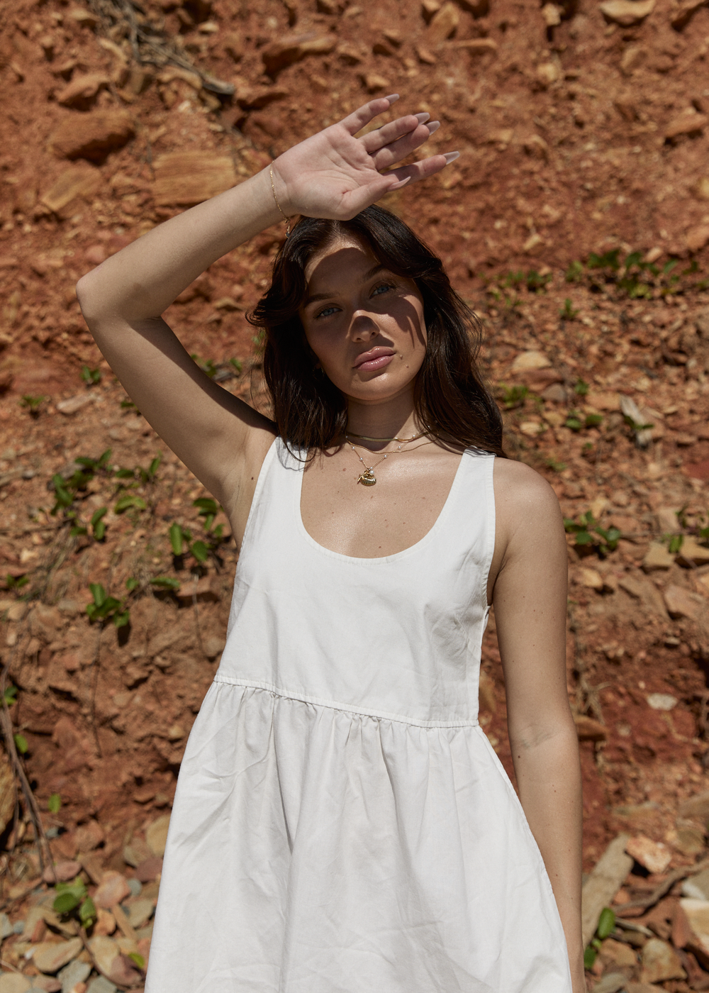 Womens Mini Dress Jesse - White - AFENDS