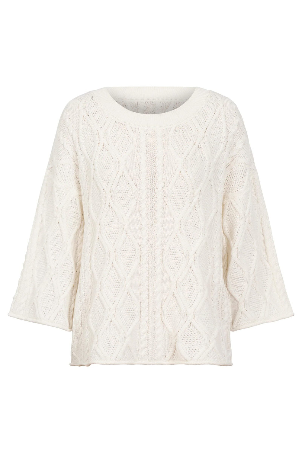 Casa Cable Jumper - White