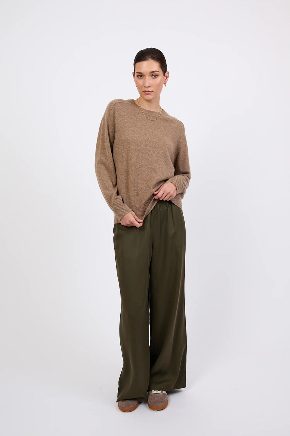 Cashmere Crew - Nutmeg