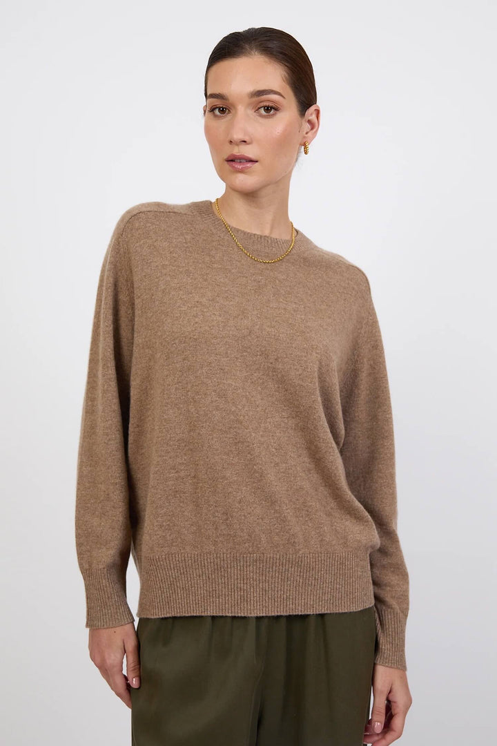 Cashmere Crew Neck Jumper – Nutmeg