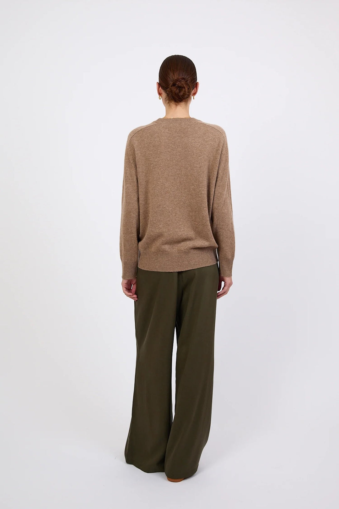 Cashmere Crew Neck Jumper – Nutmeg