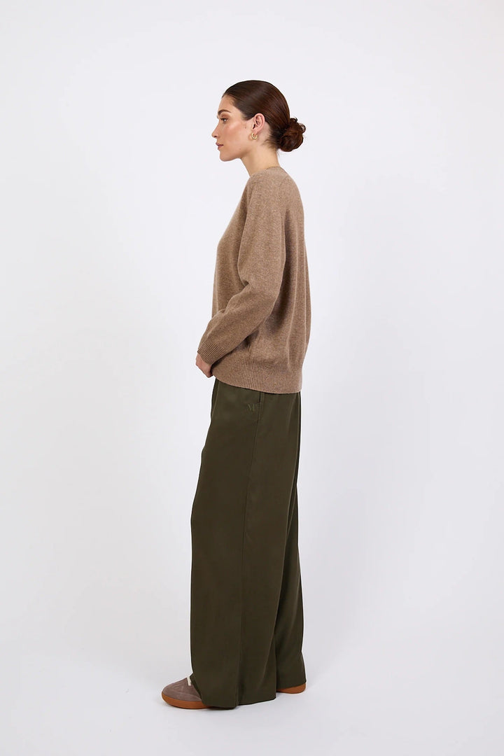 Cashmere Crew Neck Jumper – Nutmeg