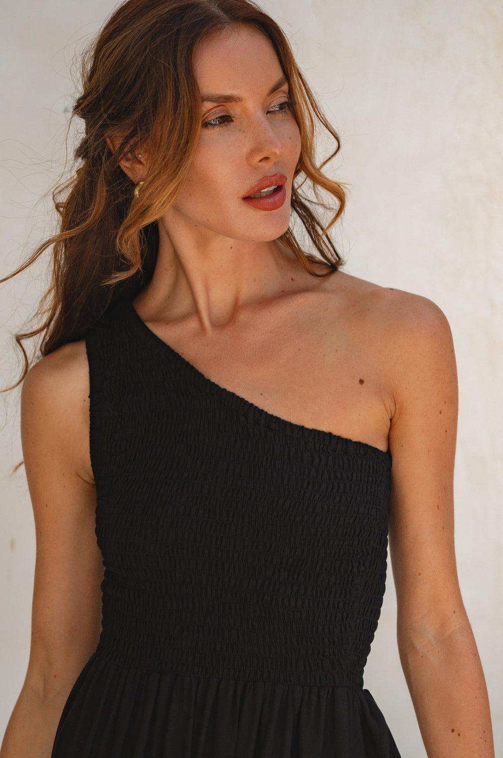 Womens Cassandra One Shoulder Maxi Dress - Cubana