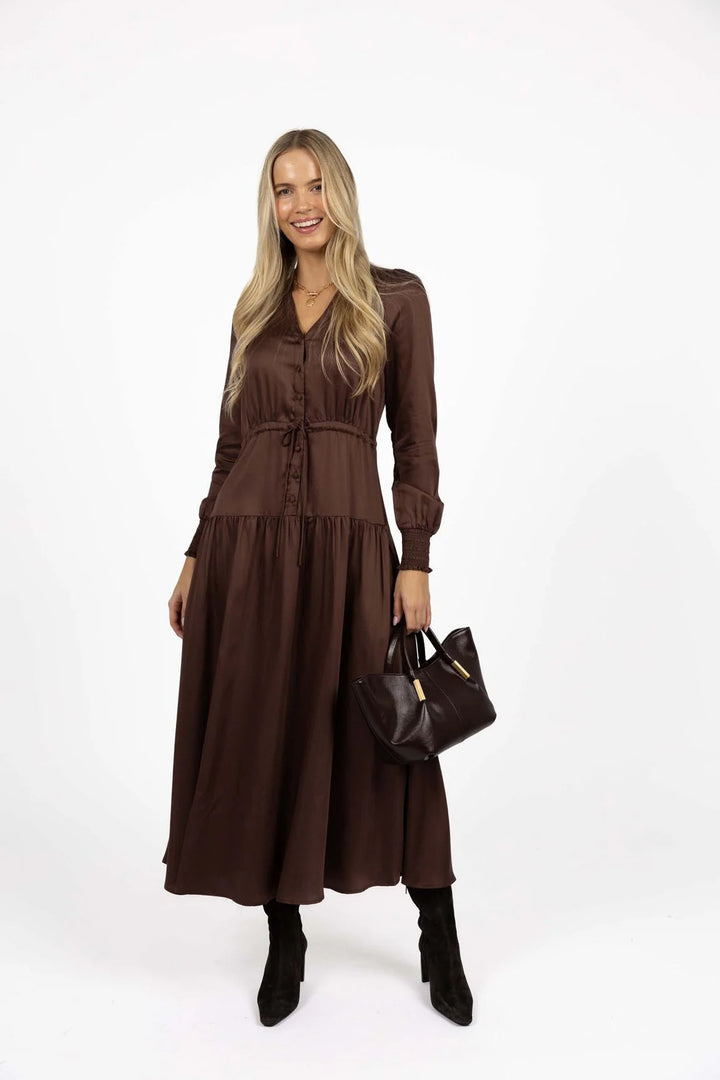 Celeste Dress – Cocoa