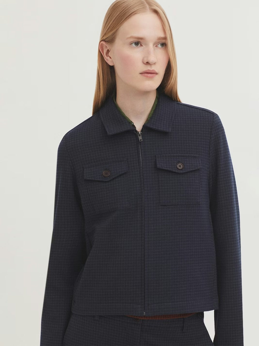 Window Check Jacket