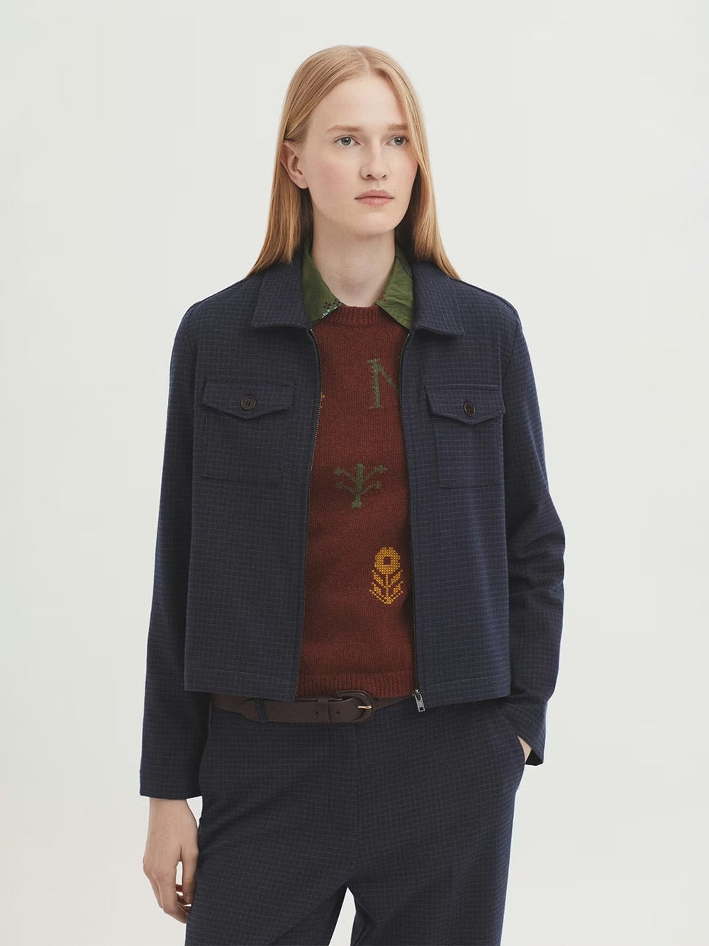 Window Check Jacket