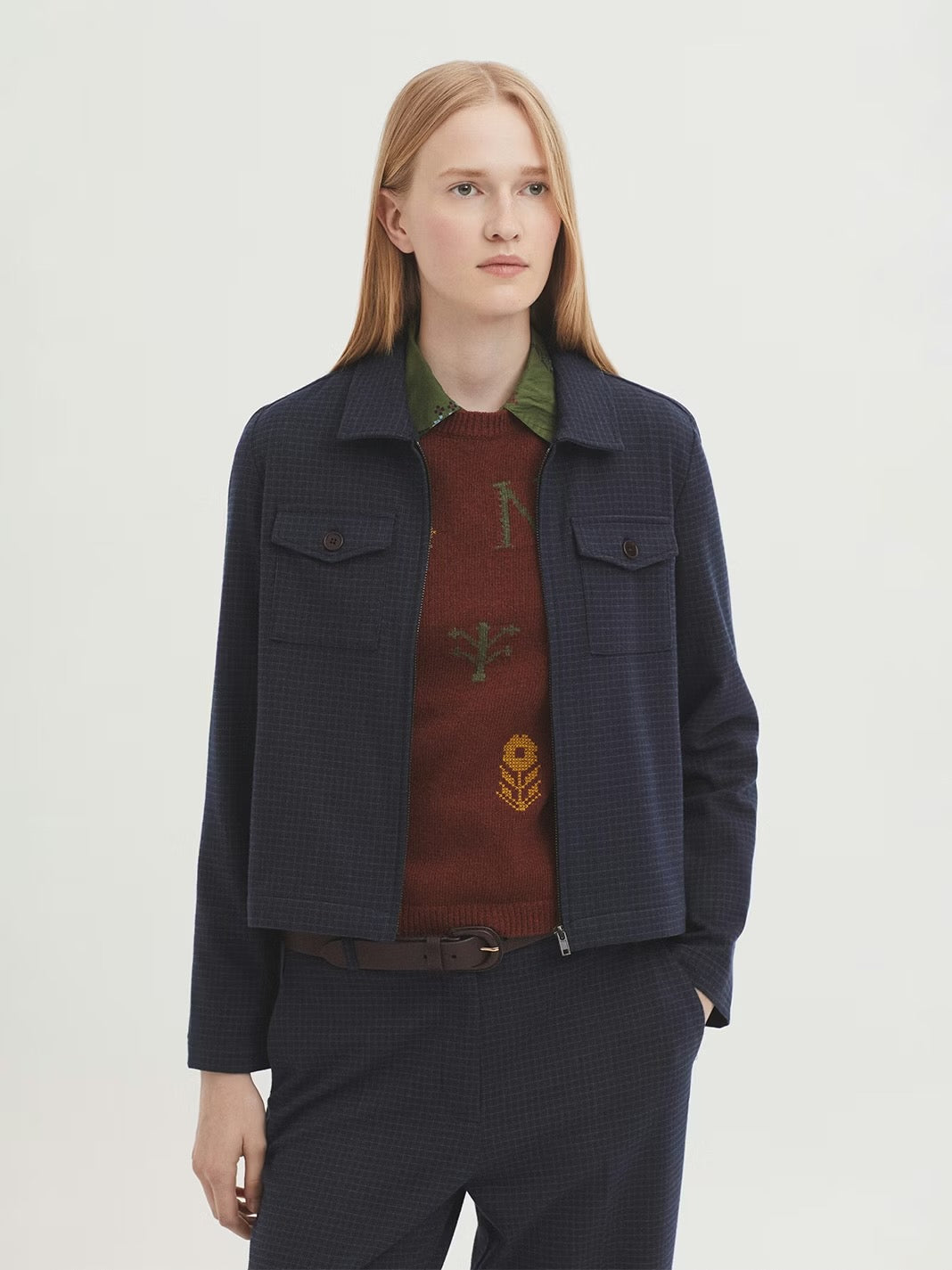 Window Check Jacket