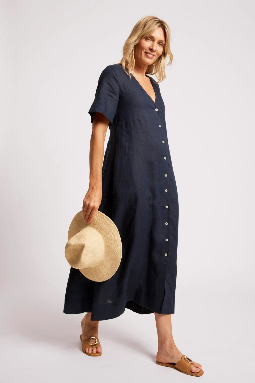 Cove Maxi Dress – Indigo