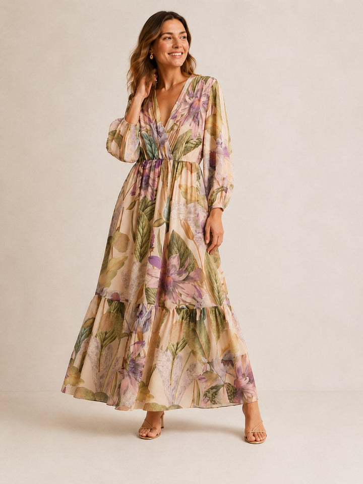 Dixie Diva Cipria Print Dress