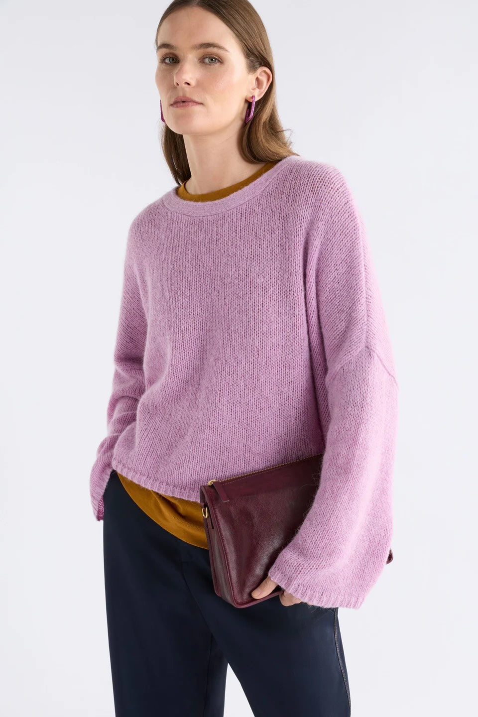ELK Agna Sweater - Violet Marle