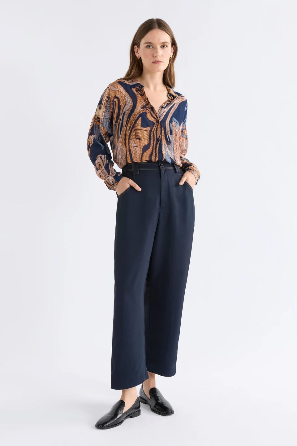 ELK Eir Sheer Shirt - Brandr Print