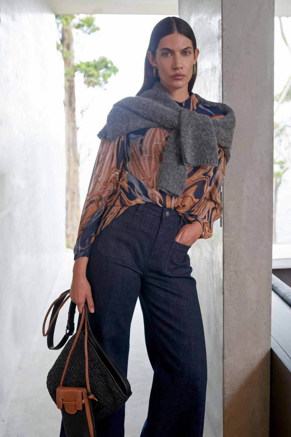 ELK Eir Sheer Shirt - Brandr Print