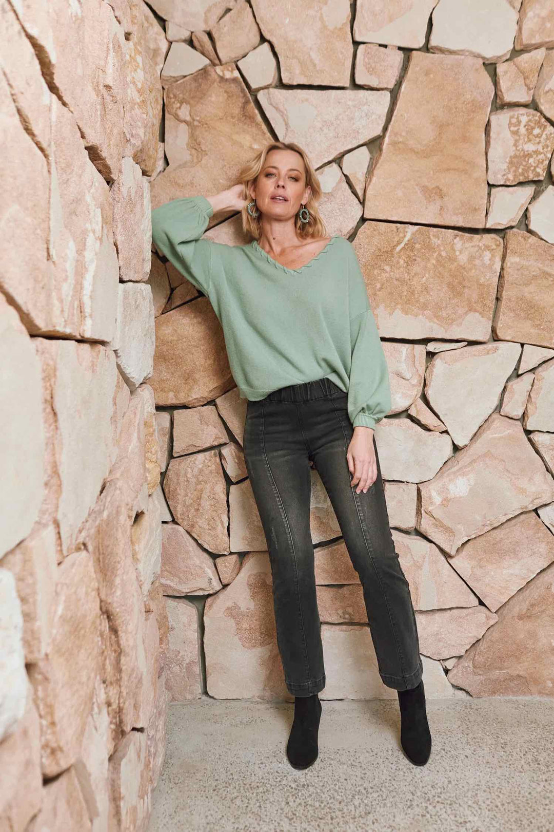 Edie Denim Jeans – Raven