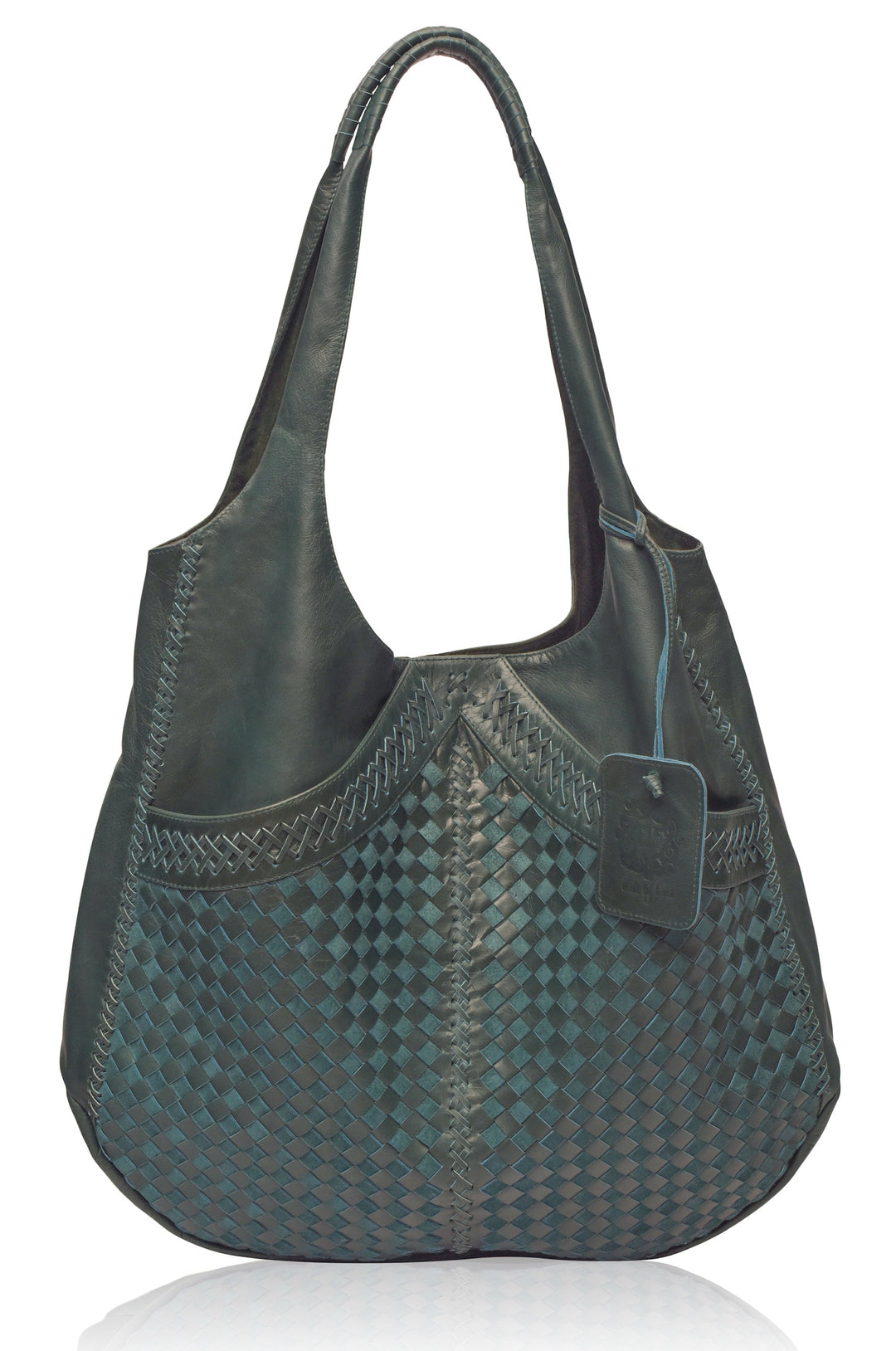 Oversized Leather Hobo Bag