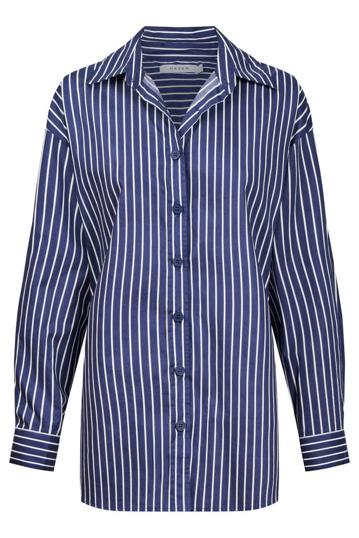Fairbanks Stripe Shirt – Navy