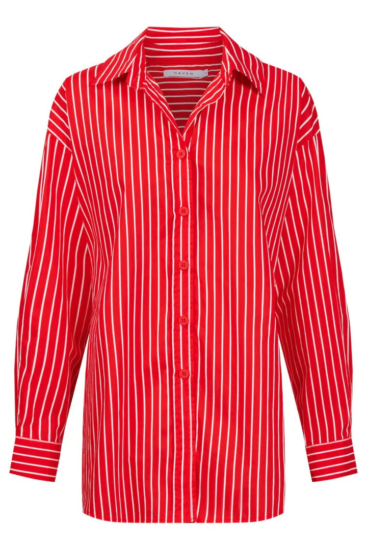 Fairbanks Stripe Shirt – Red