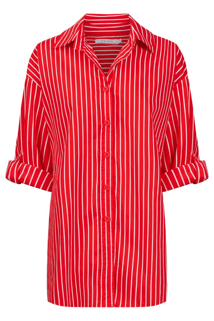 Fairbanks Stripe Shirt – Red