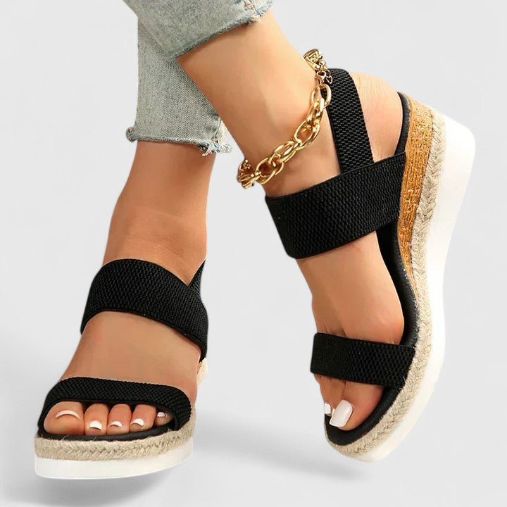 Eden Espadrille Wedge Sandals