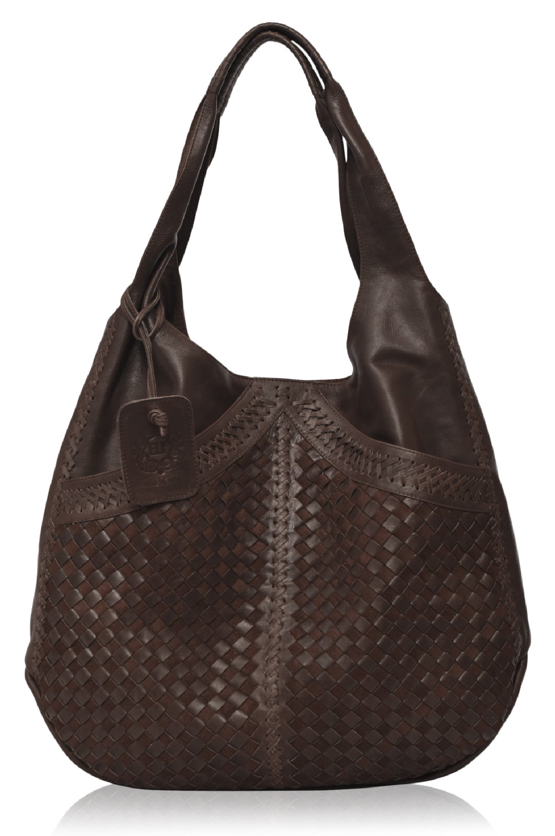 Oversized Leather Hobo Bag