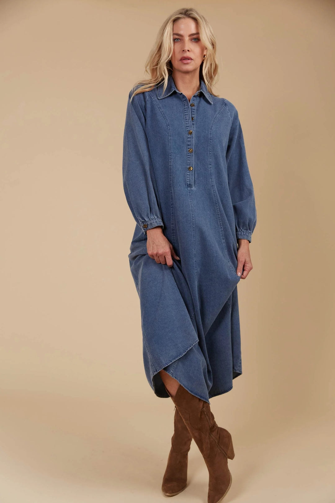 Freya Denim Dress