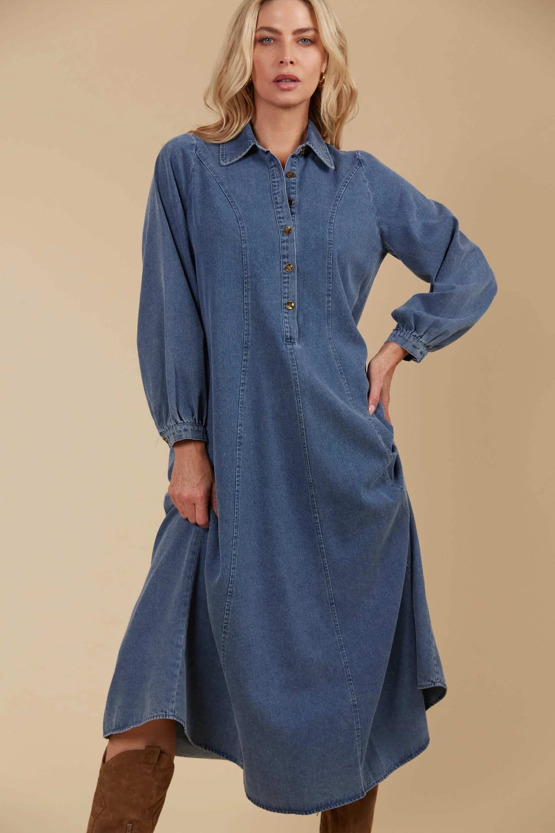 Freya Denim Dress