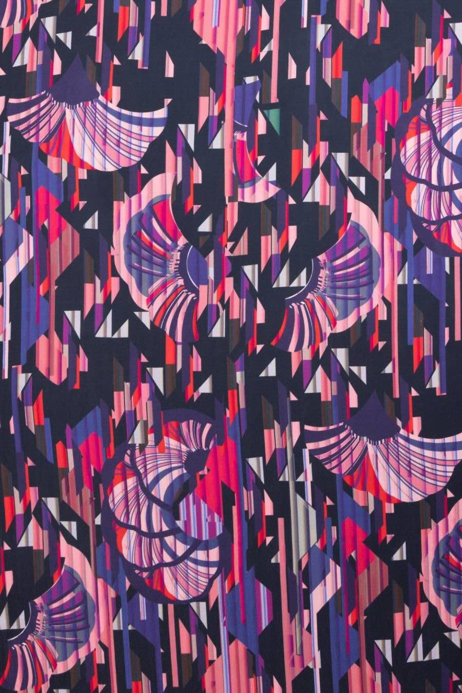 Florence Panelled Midaxi Dress – Geo Print