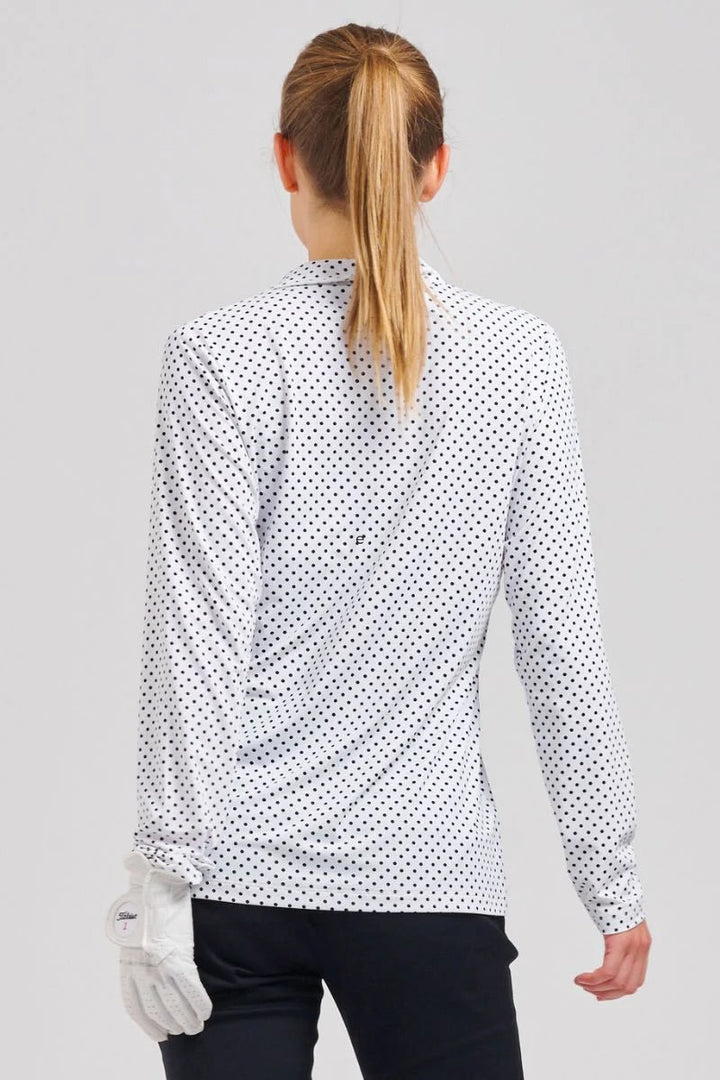Grange Long Sleeve Shirt – Navy Spot