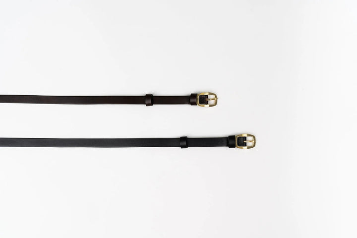 Twiggy Leather Belt – Black