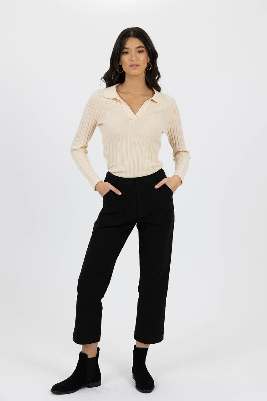 Elise AW24 Top – Cream