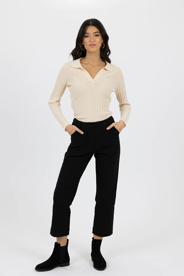 Elise AW24 Top – Cream