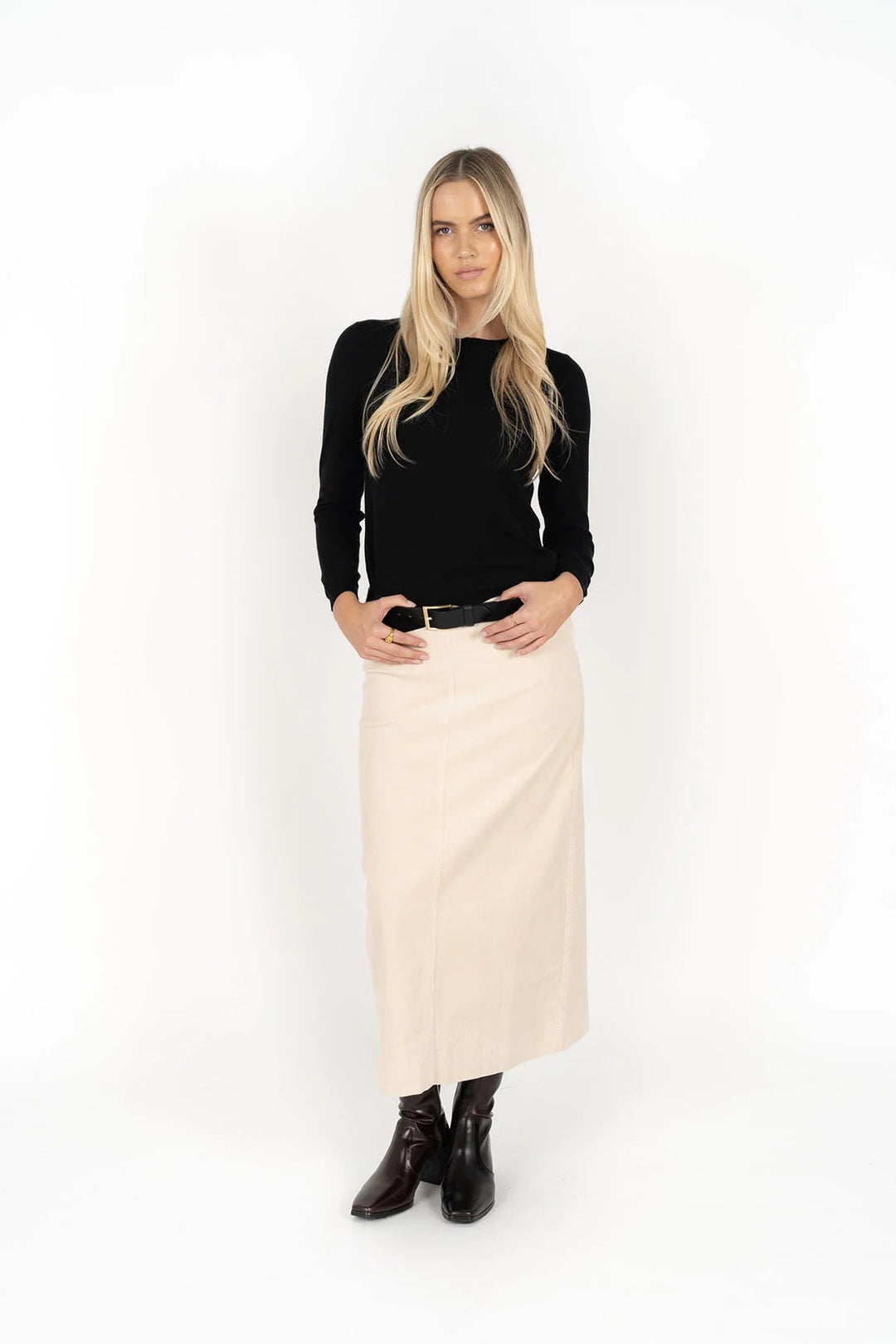 Classic Leather Belt – Black