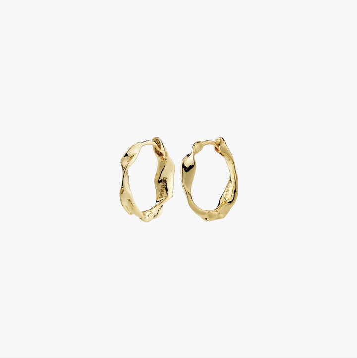 Here Hoop Earrings – Gold Plated