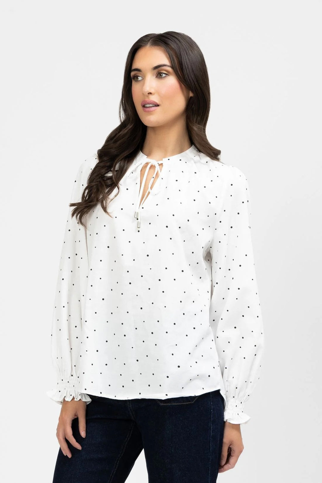 Honey Top – White Scatter Spot