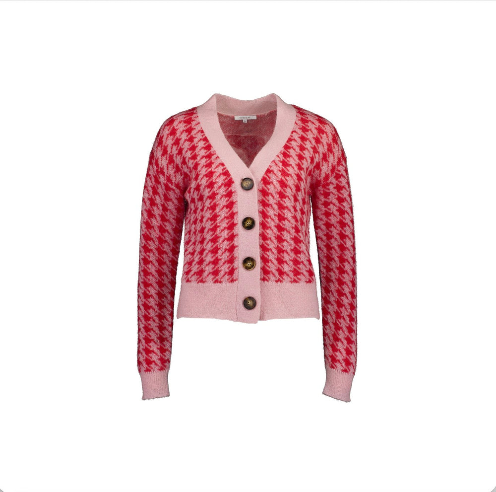 Houndstooth Cardi