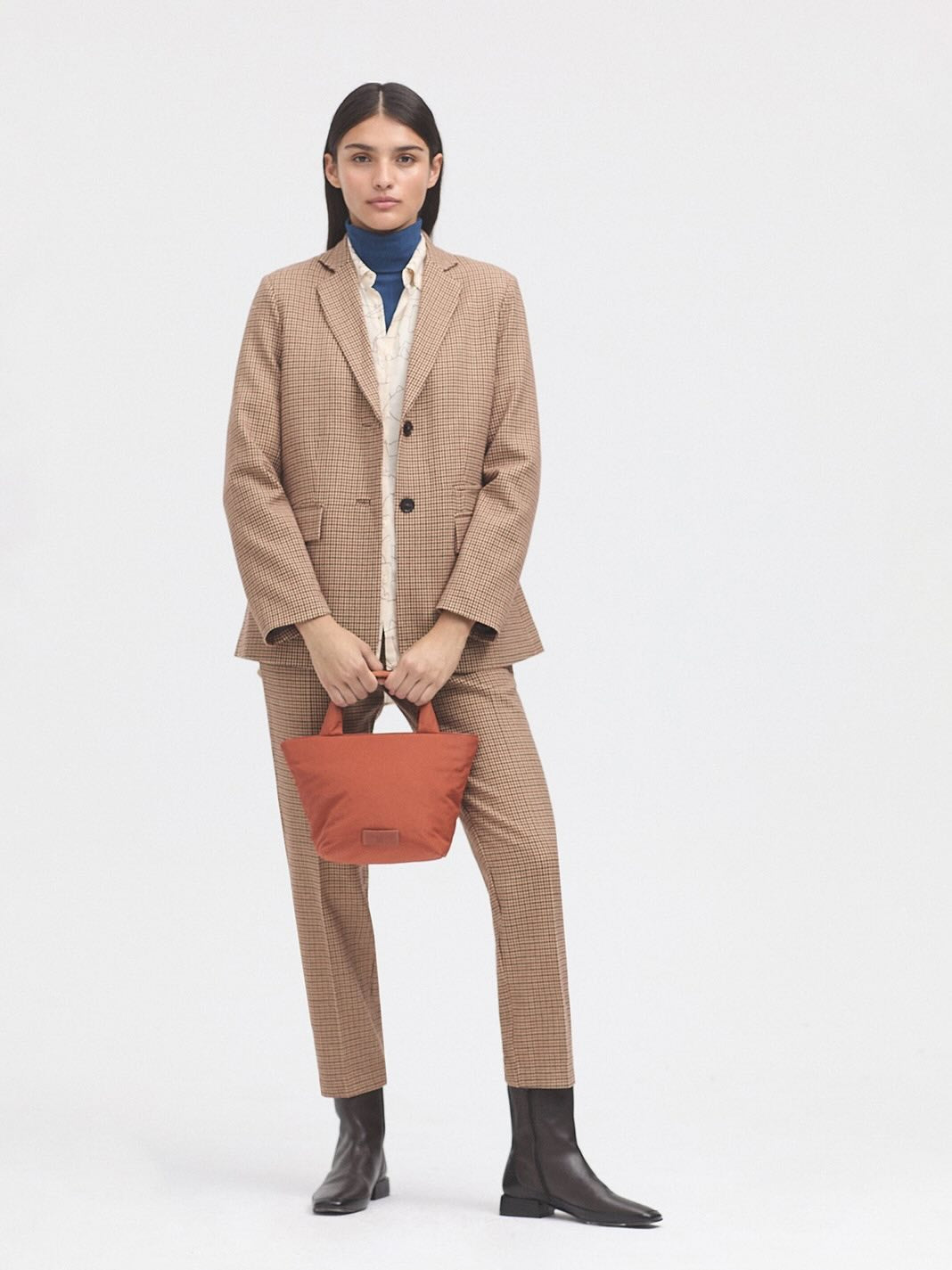 Houndstooth Trousers – Natural