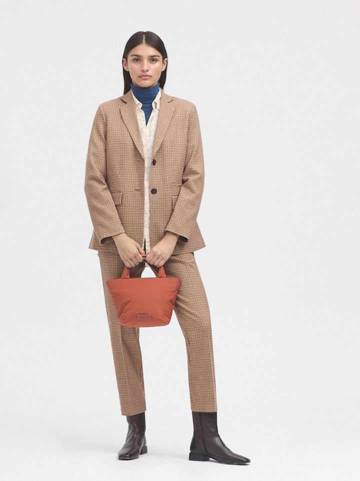 Houndstooth Trousers – Natural