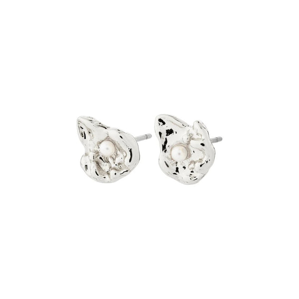 Pilgrim Inaya Recycled Earrings - Silver Plated