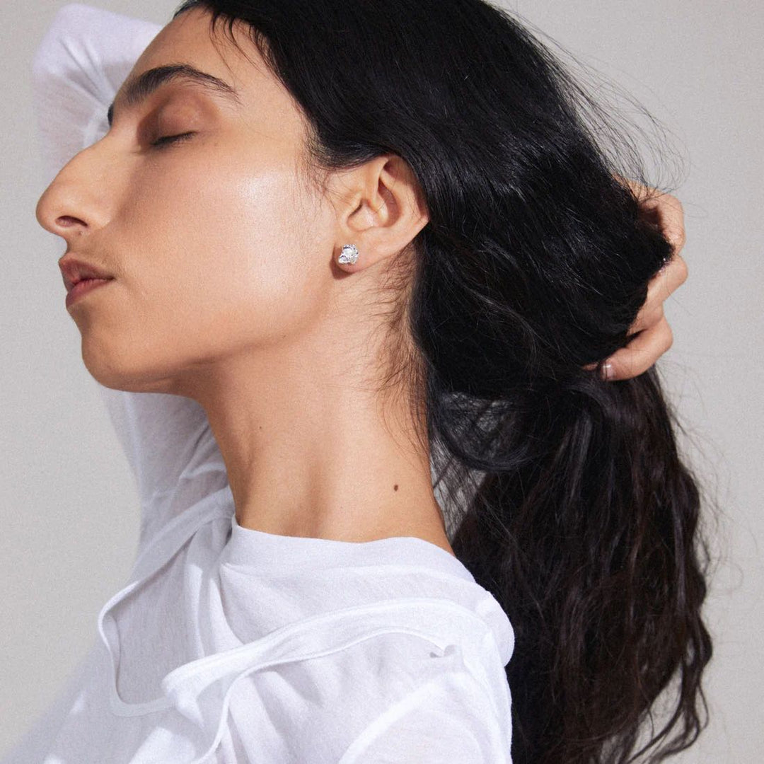 Inaya Recycled Earrings – Silver Plated