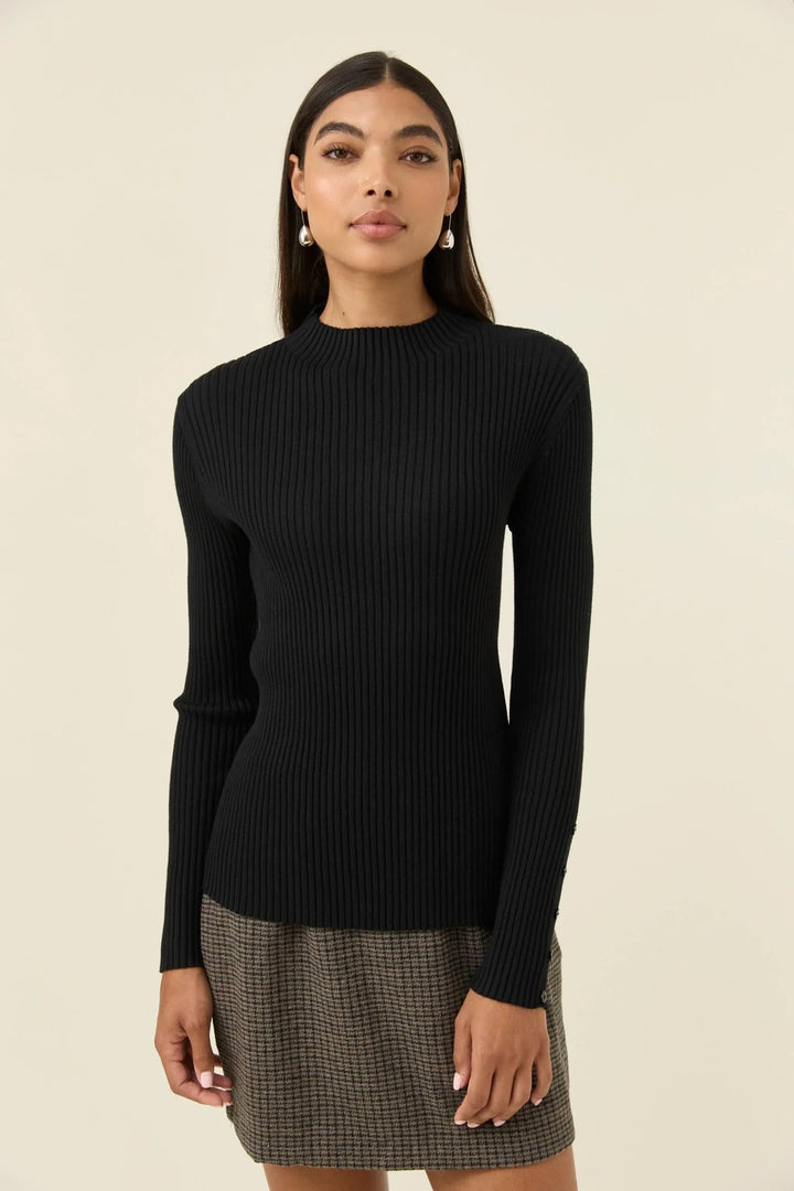 Juno Knit Top – Onyx