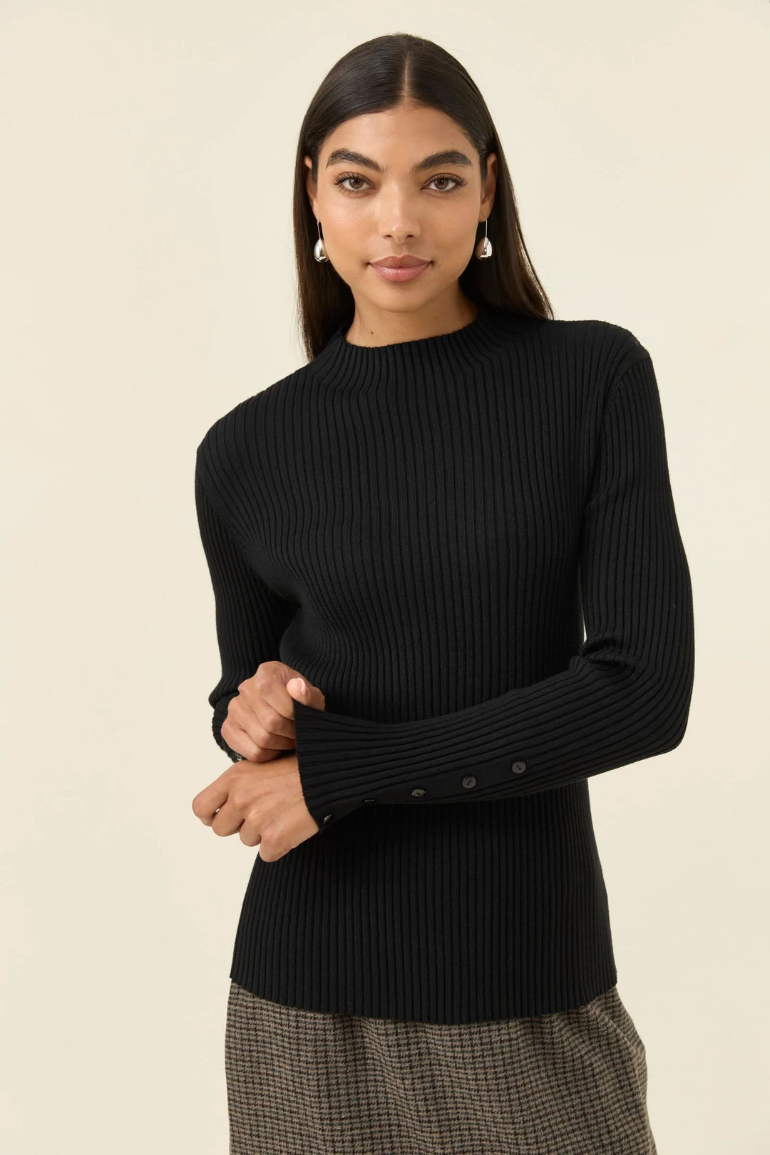 Juno Knit Top – Onyx