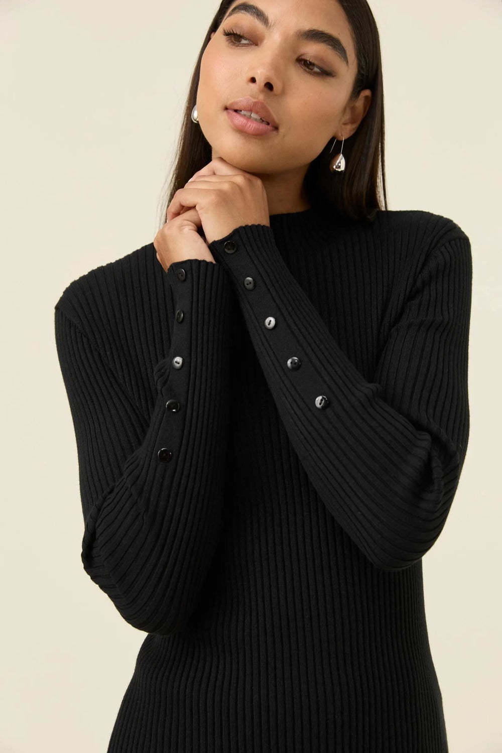 Juno Knit Top - Onyx