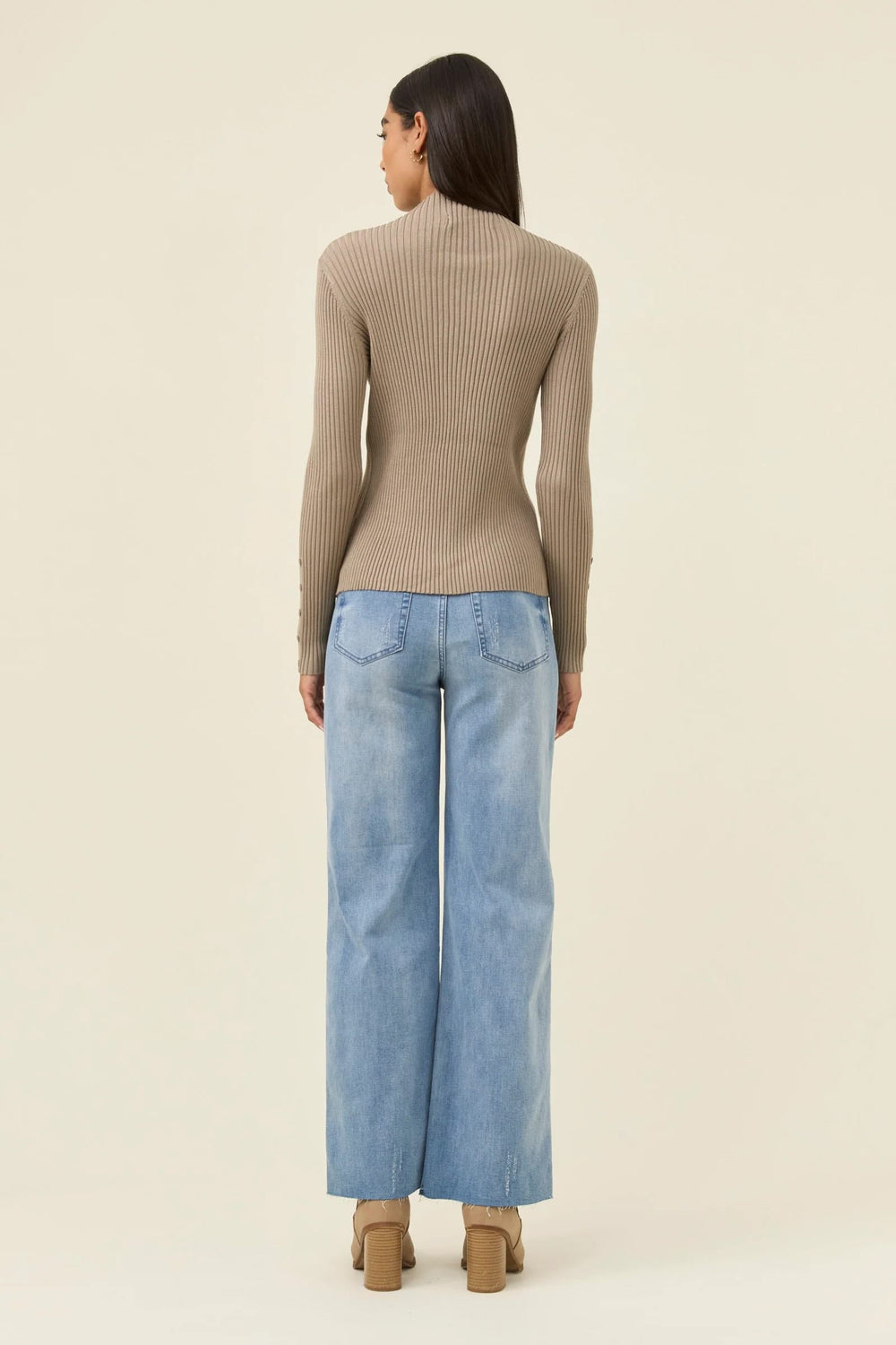Juno Knit Top - Stone