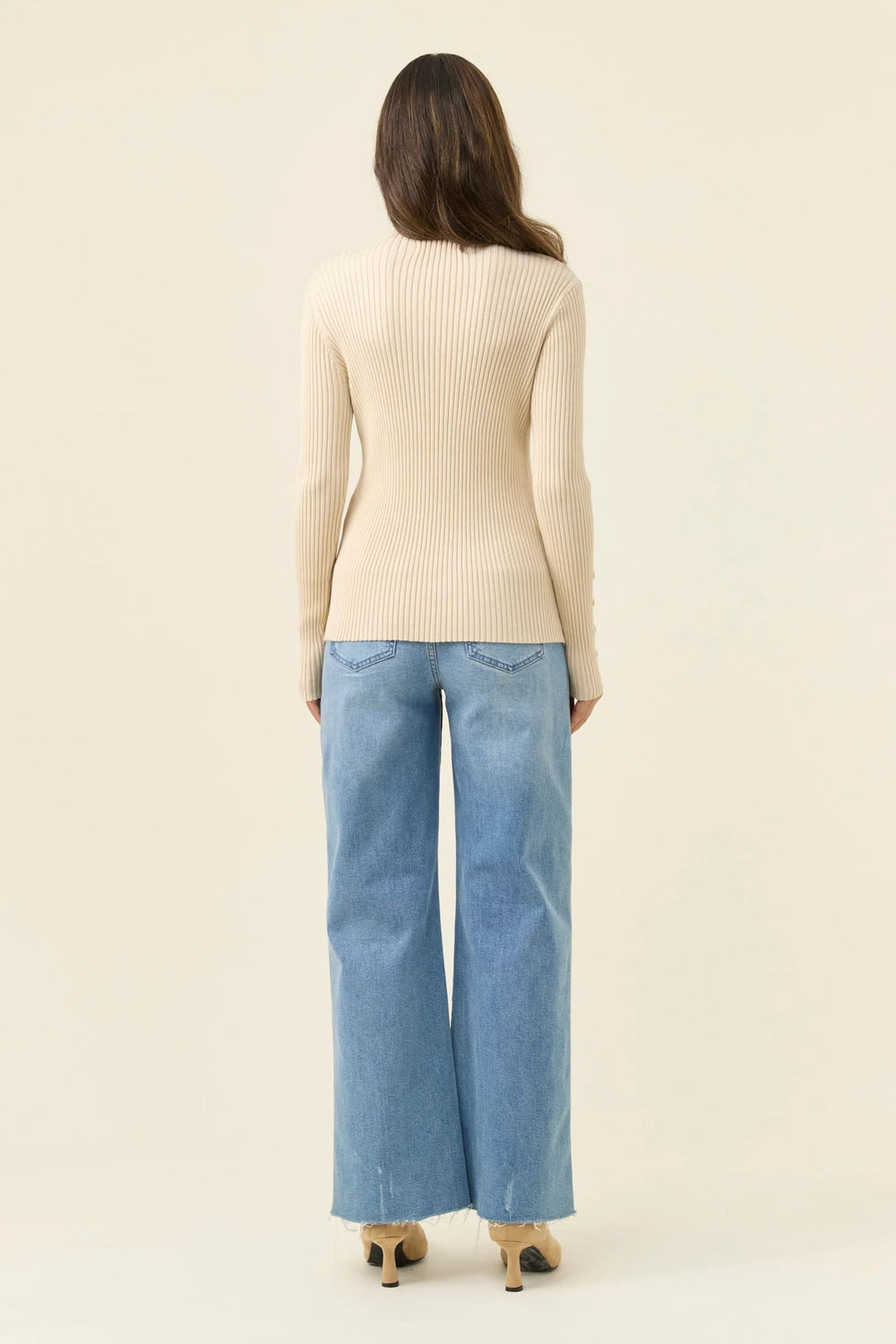 Juno Knit Top - Canvas