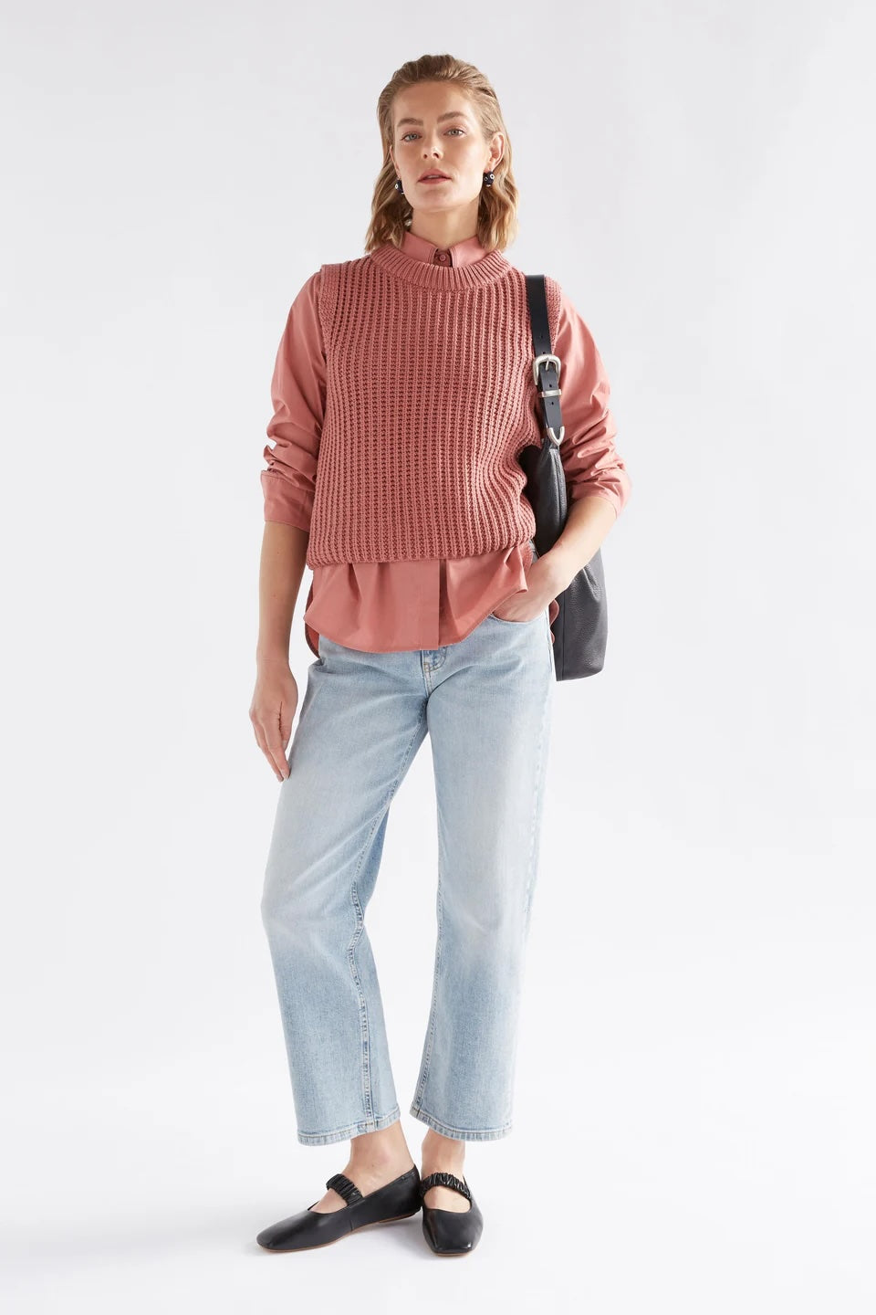 Arp Vest – Clay Pink