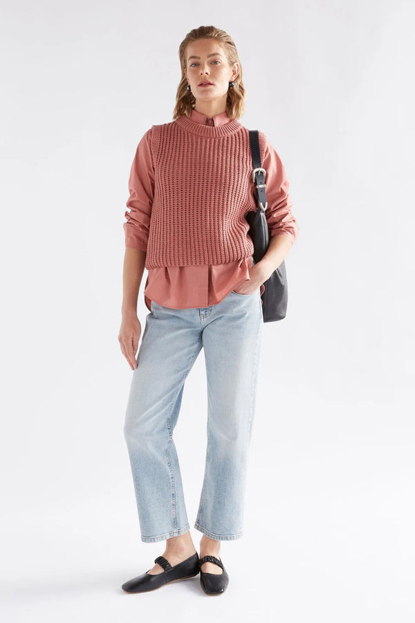 Arp Vest - Clay Pink