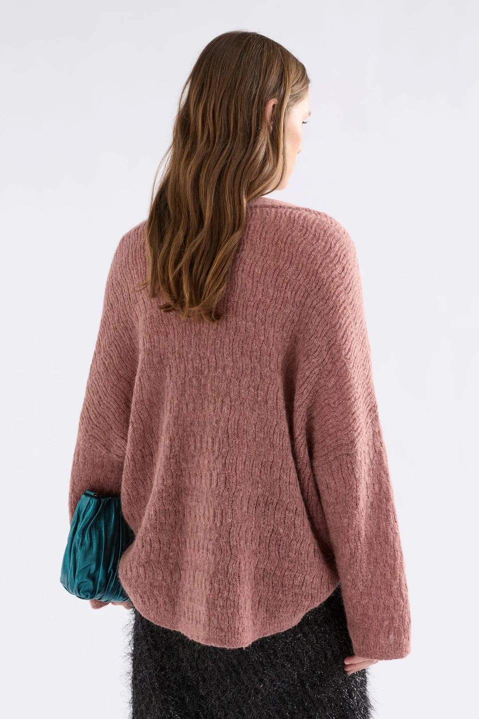 ELK Agna Pattern Sweater - Rosewood