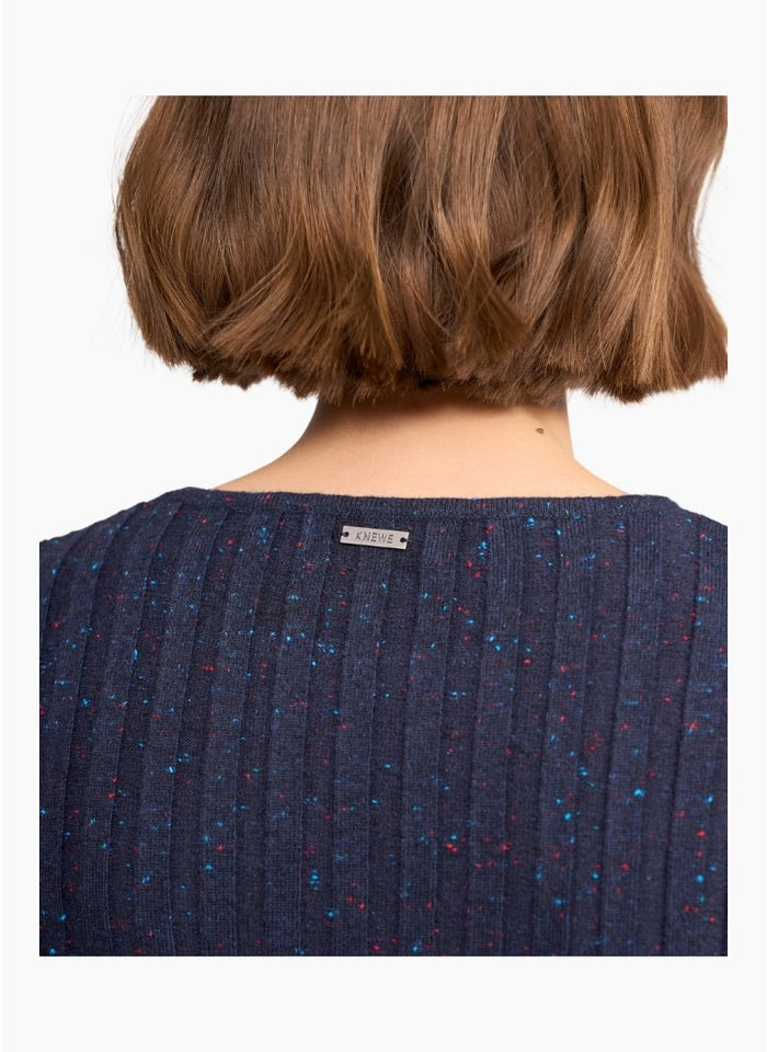 Felix Sweater-Navy Fleck